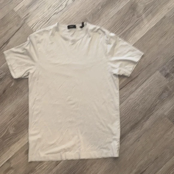 Theory Men’s Precise Pima Cotton Tee in Vapor Grey size S - Picture 5 of 12